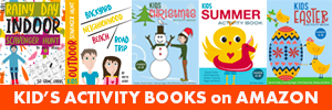 Kids Activity books by Patty Hevly 